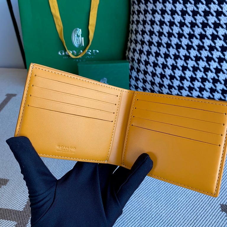 Goyard Victoire Wallet Yellow - 5