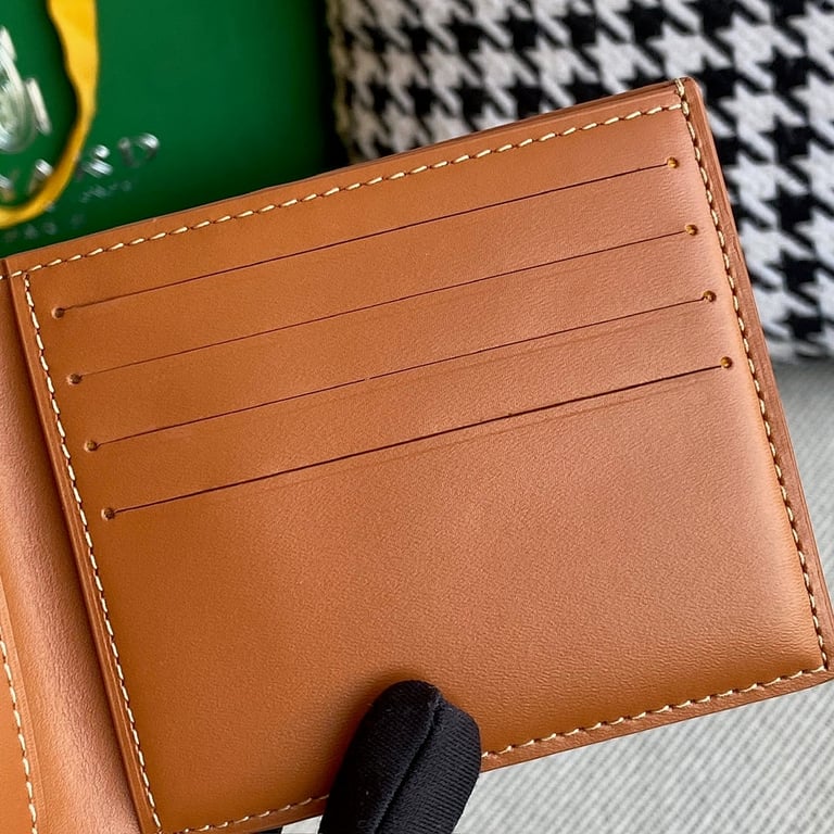 Goyard Victoire Wallet Black/Tan - 3