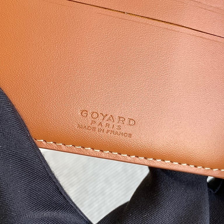 Goyard Victoire Wallet Black/Tan - 4