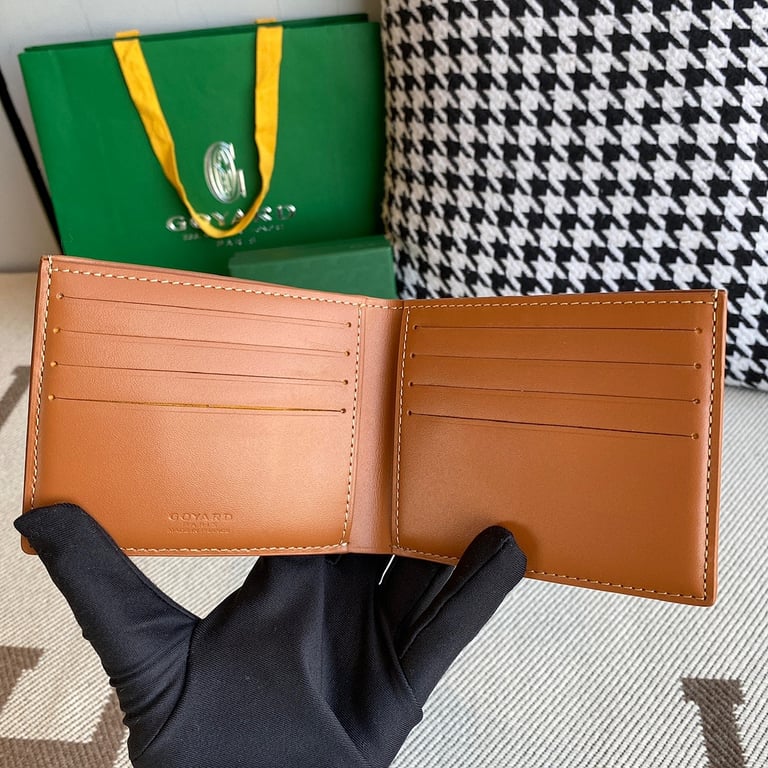 Goyard Victoire Wallet Black/Tan - 5
