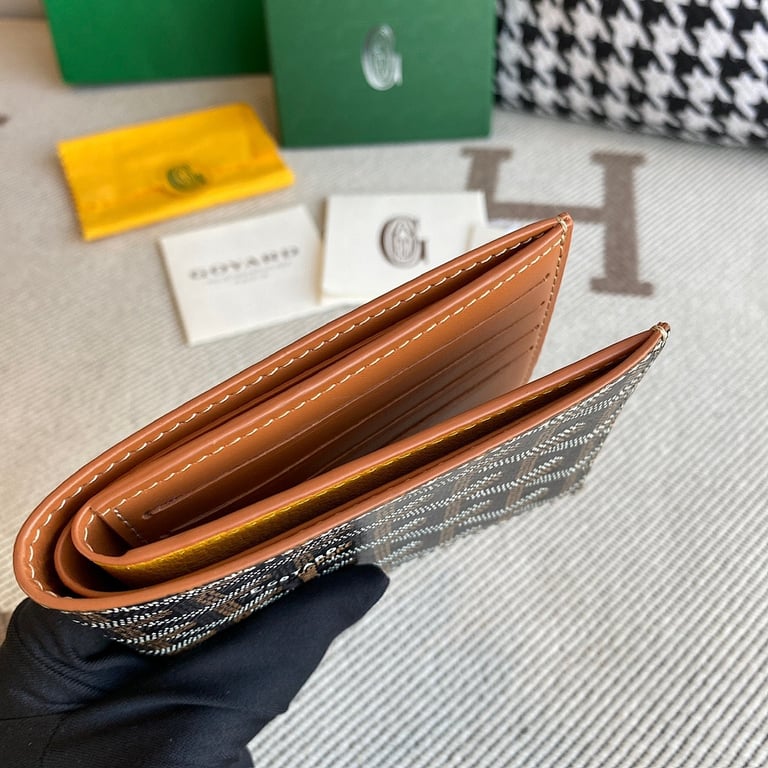 Goyard Victoire Wallet Black/Tan - 6