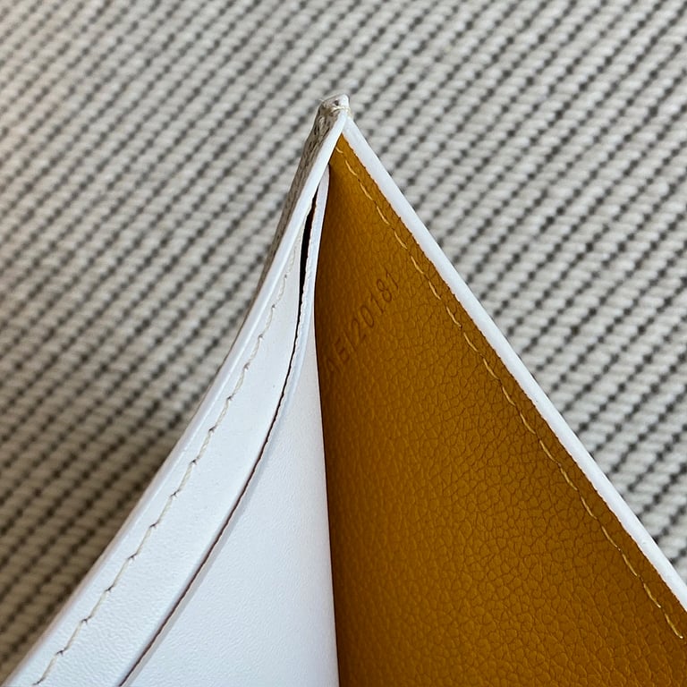 Goyard Victoire Wallet White - 2