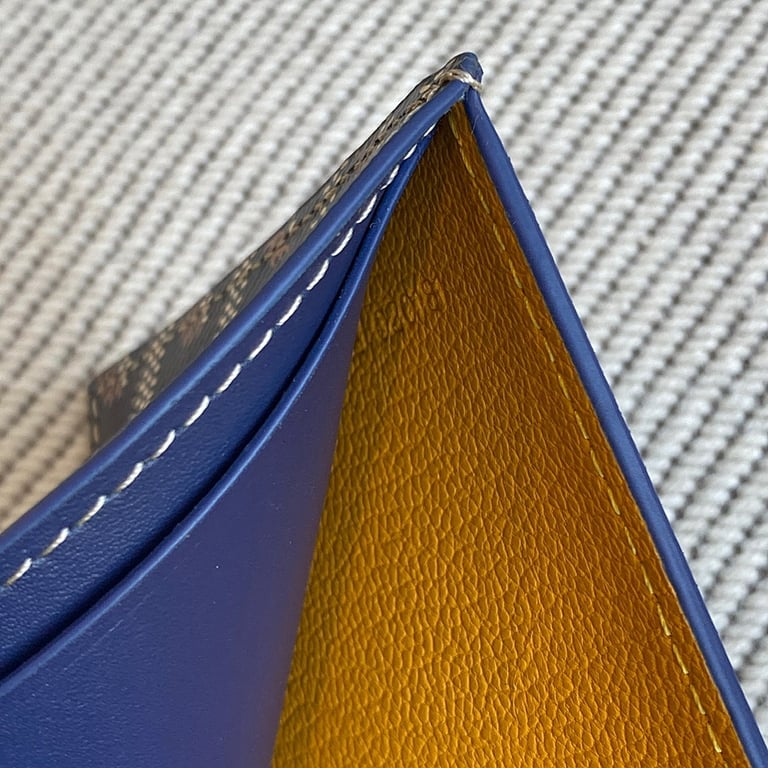 Goyard Victoire Bifold Wallet Navy Blue - 2