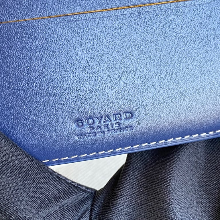 Goyard Victoire Bifold Wallet Navy Blue - 4