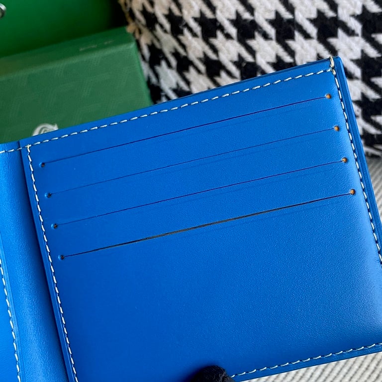 Goyard Victoire Wallet Blue - 3