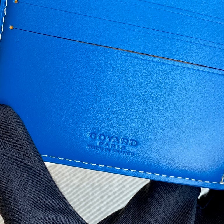 Goyard Victoire Wallet Blue - 4
