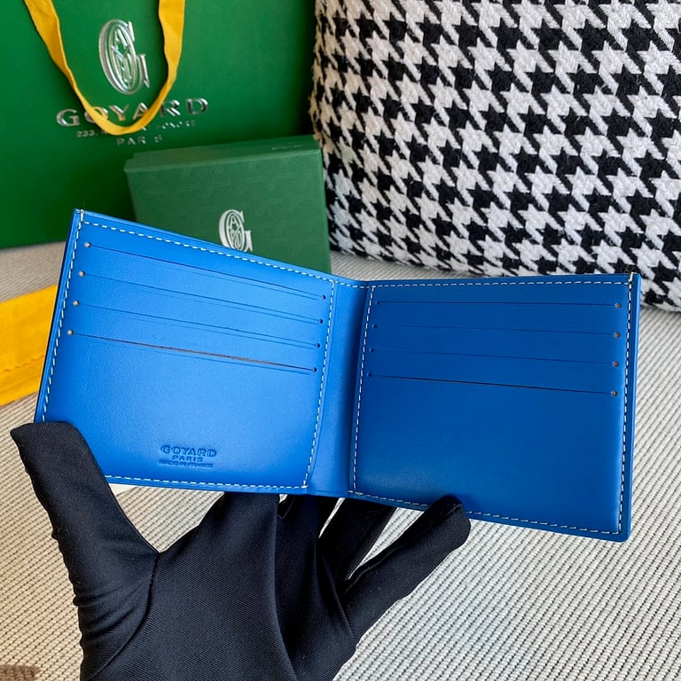 Goyard Victoire Wallet Blue - 5