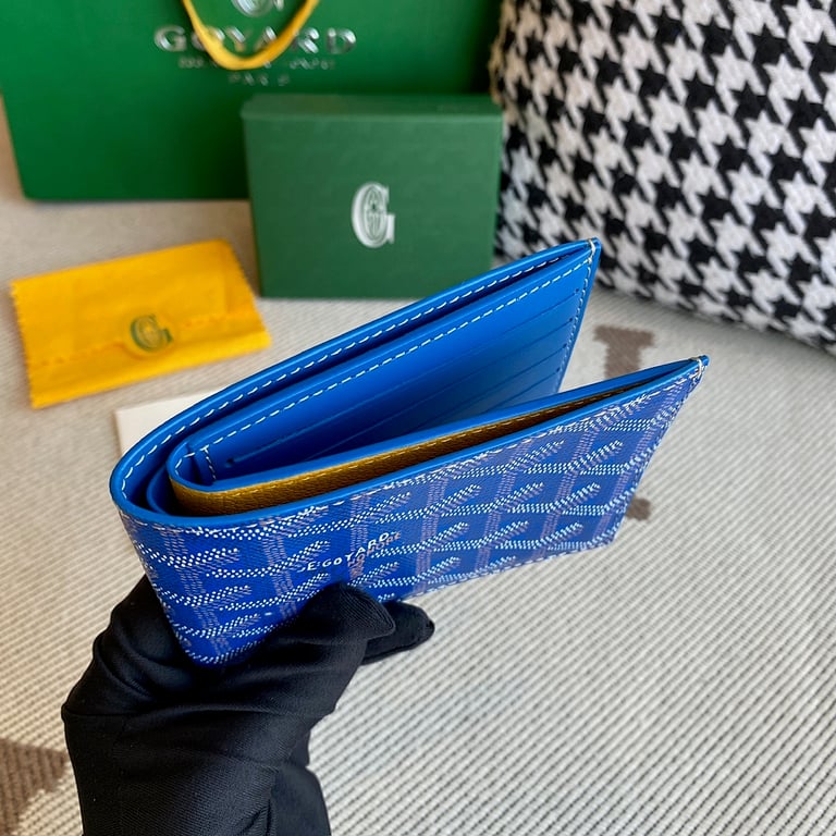 Goyard Victoire Wallet Blue - 6