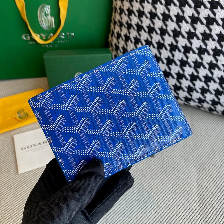 Goyard Victoire Wallet Blue - 7