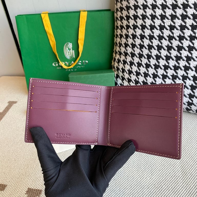 Goyard Victoire Wallet Burgundy - 5