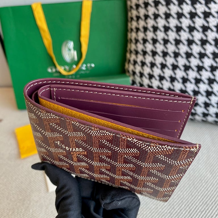 Goyard Victoire Wallet Burgundy - 6