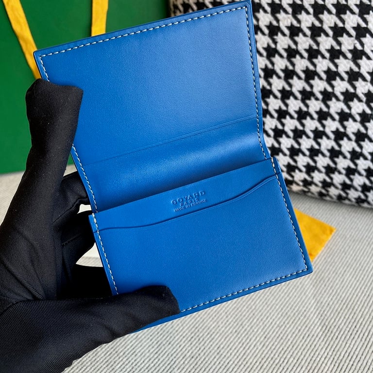 Goyard Malesherbes Card Wallet Blue - 5