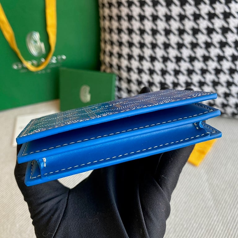 Goyard Malesherbes Card Wallet Blue - 6