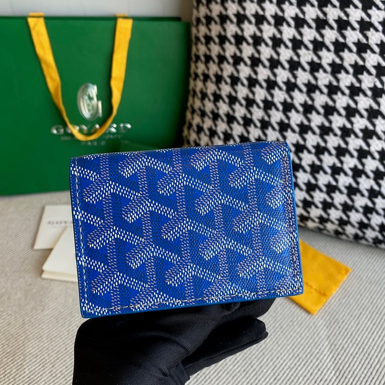 Goyard Malesherbes Card Wallet Blue - 7