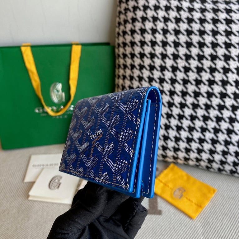 Goyard Malesherbes Card Wallet Blue - 8