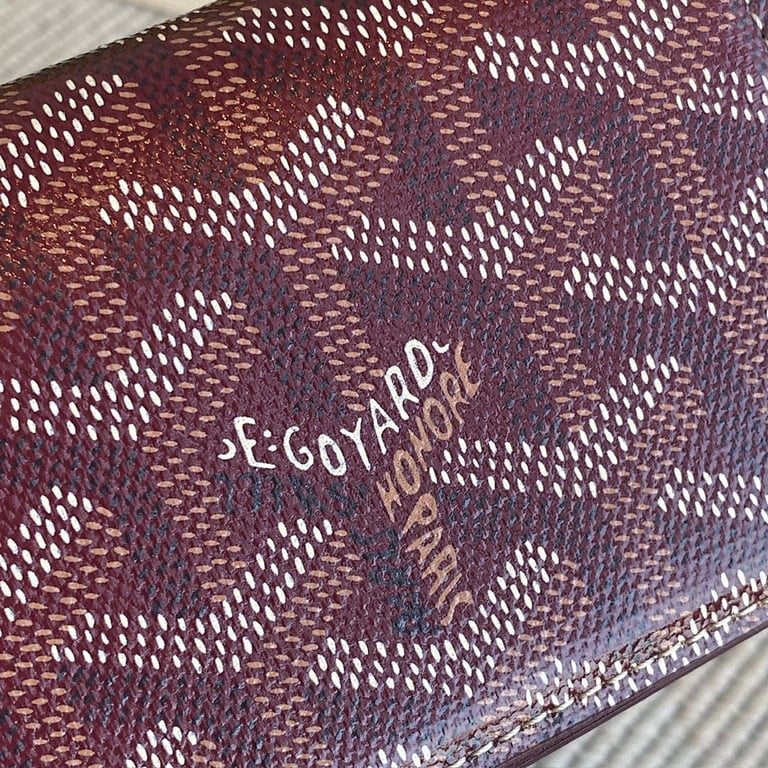 Goyard Malesherbes Card Wallet Burgundy - 5