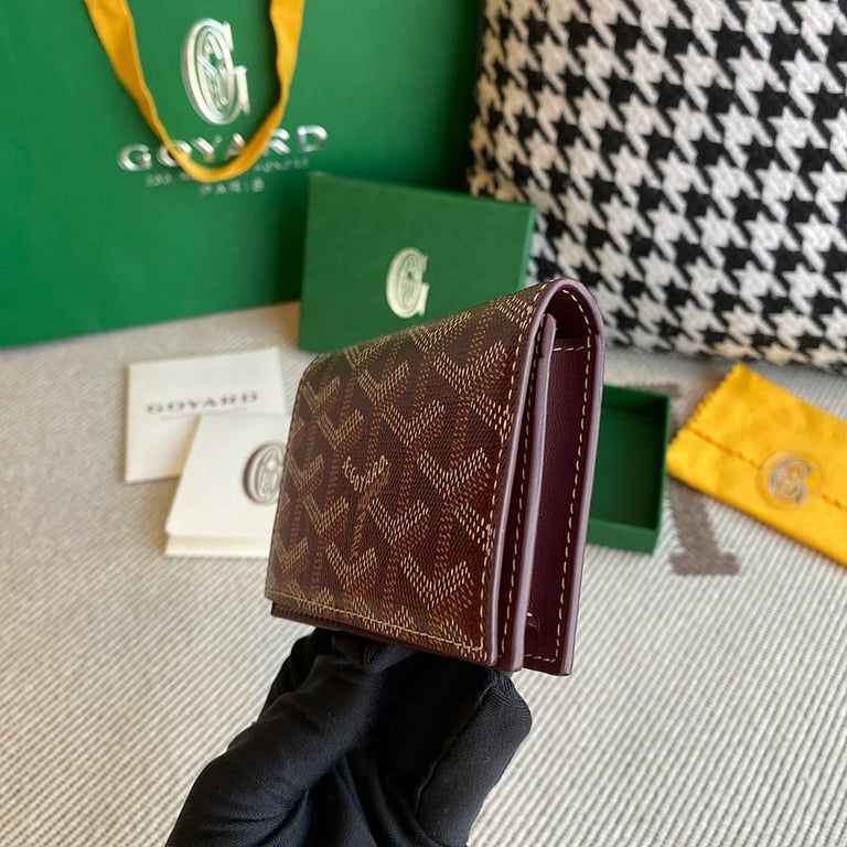Goyard Malesherbes Card Wallet Burgundy - 8