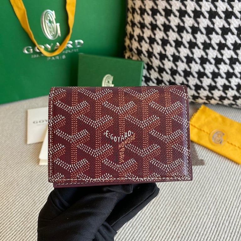 Goyard Malesherbes Card Wallet Burgundy - 9