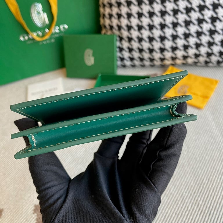 Goyard Malesherbes Card Wallet Green - 6