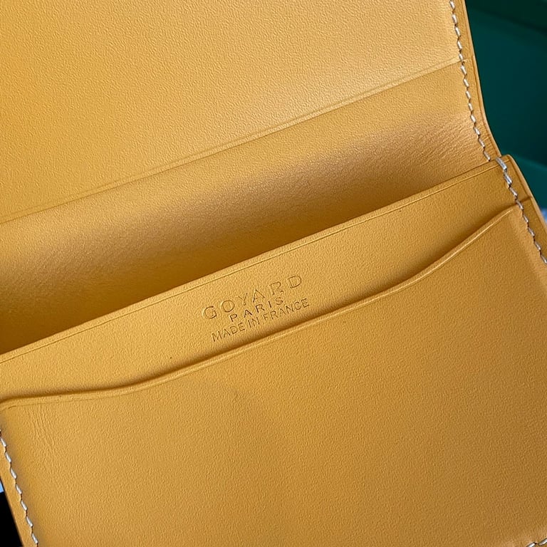 Goyard Malesherbes Card Wallet Yellow - 2