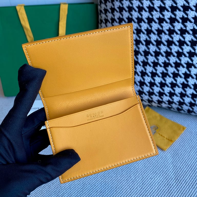 Goyard Malesherbes Card Wallet Yellow - 5