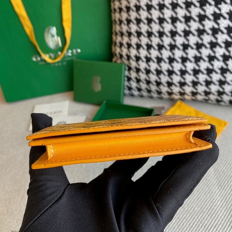 Goyard Malesherbes Card Wallet Yellow - 6