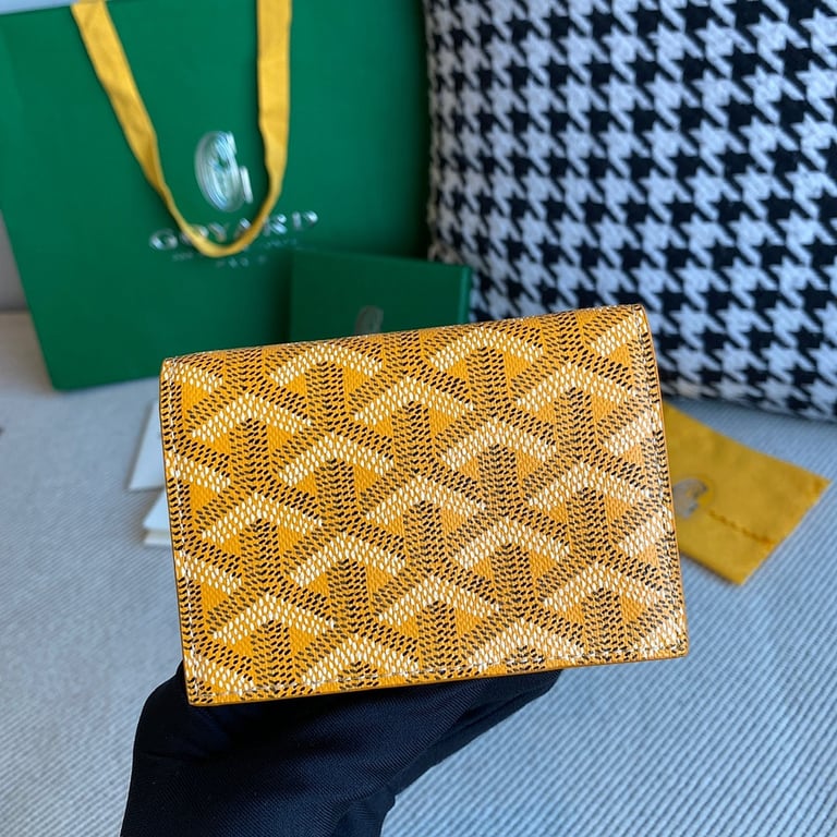 Goyard Malesherbes Card Wallet Yellow - 7