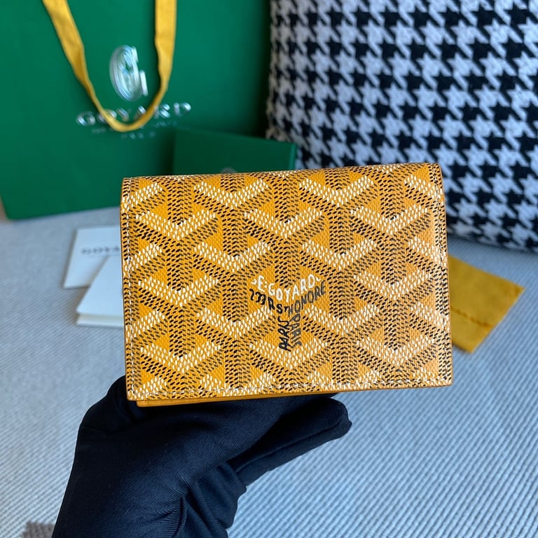Goyard Malesherbes Card Wallet Yellow - 9