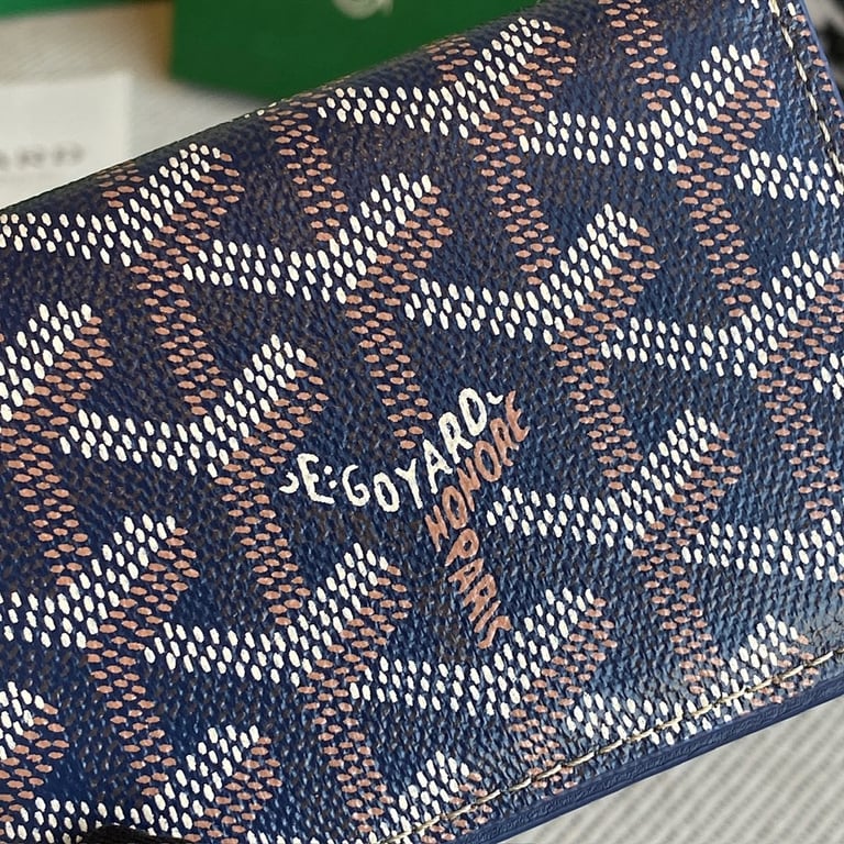 Goyard Malesherbes Card Wallet Navy Blue - 4