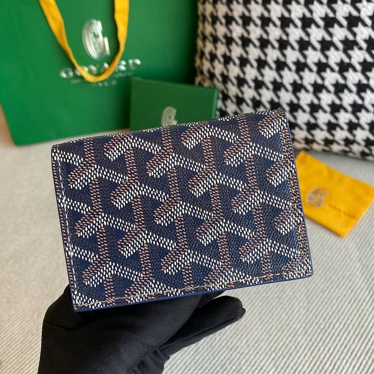 Goyard Malesherbes Card Wallet Navy Blue - 8