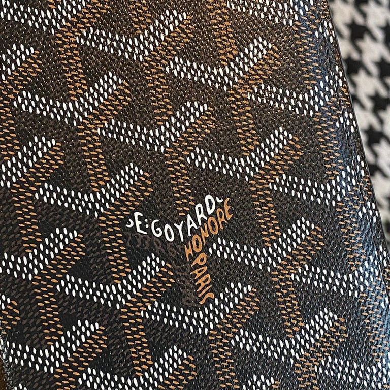 Goyard Passport Holder Black/Tan - 4