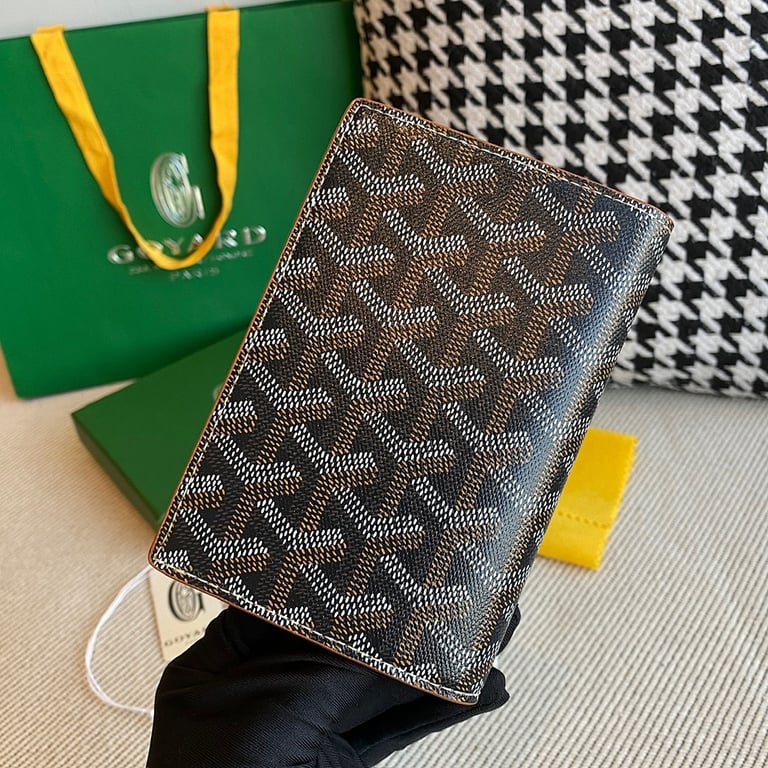 Goyard Passport Holder Black/Tan - 6