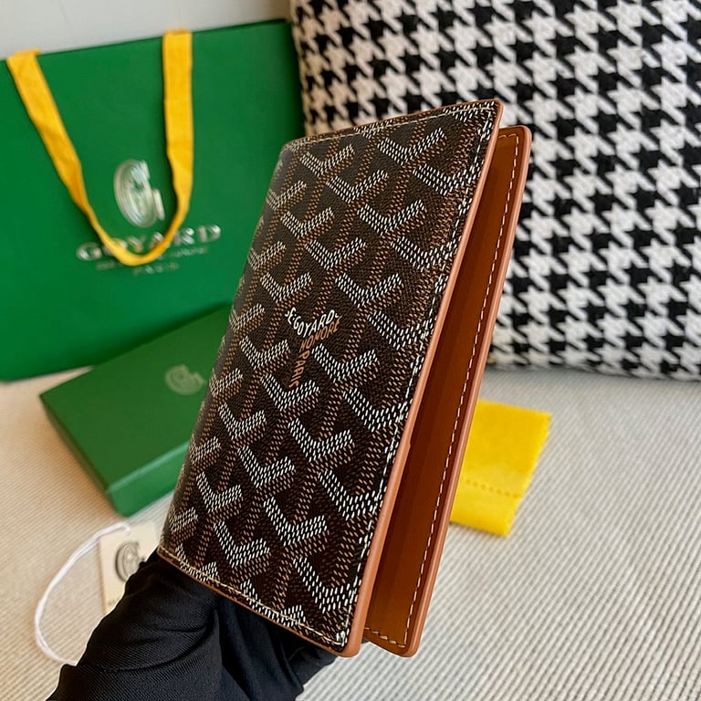 Goyard Passport Holder Black/Tan - 7