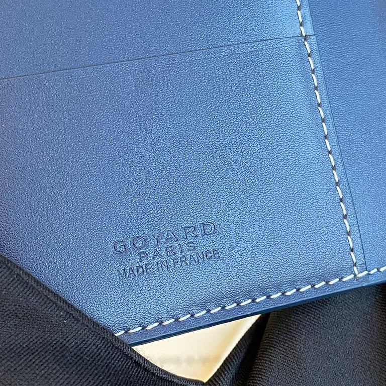 Goyard Passport Cover Navy Blue - 3