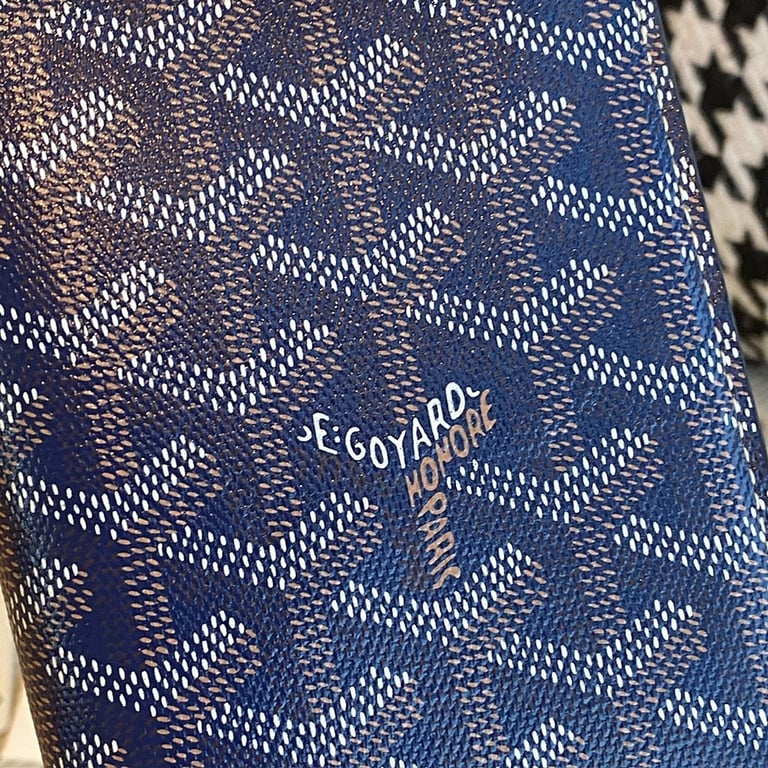 Goyard Passport Cover Navy Blue - 4