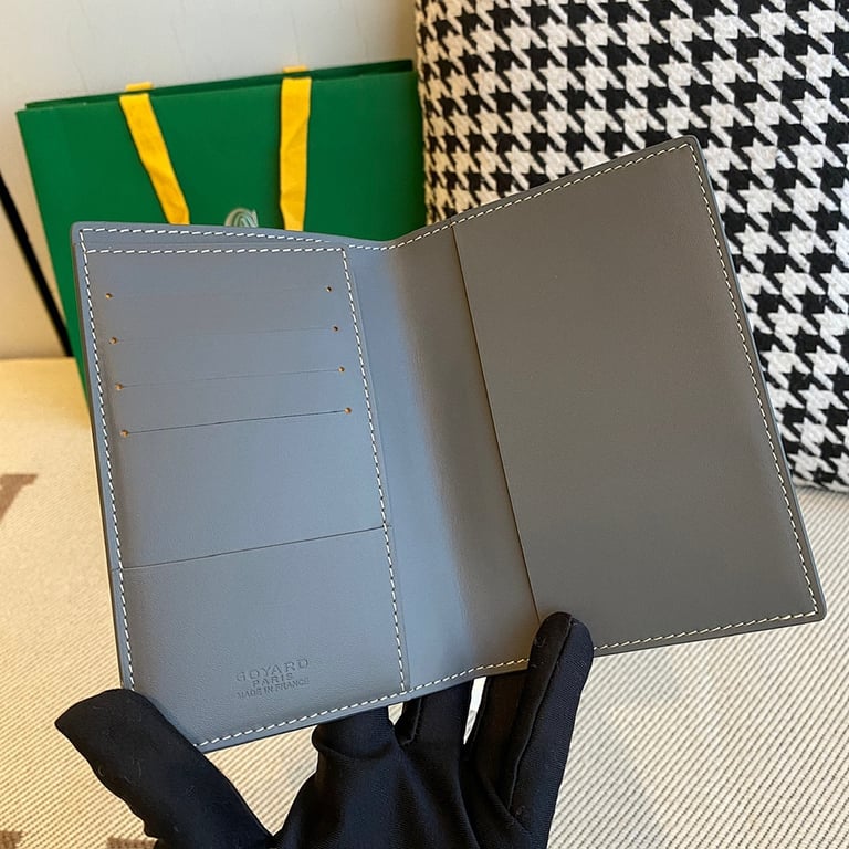 Goyard Passport Holder Grey Goyardine - 5