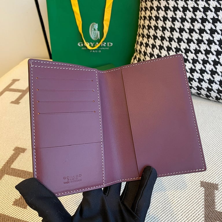 Goyard Passport Holder Burgundy - 6