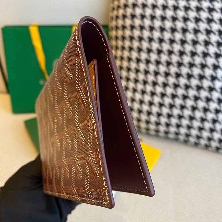 Goyard Passport Holder Burgundy - 8