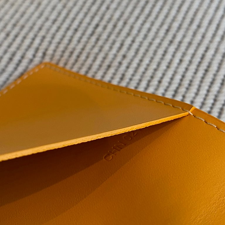 Goyard Passport Holder Yellow - 2