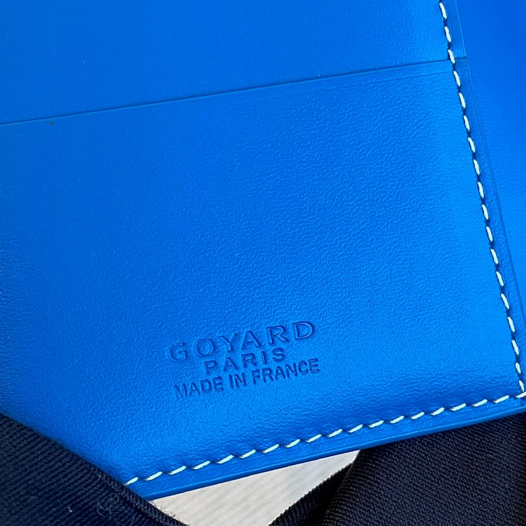 Goyard Passport Holder Blue - 3