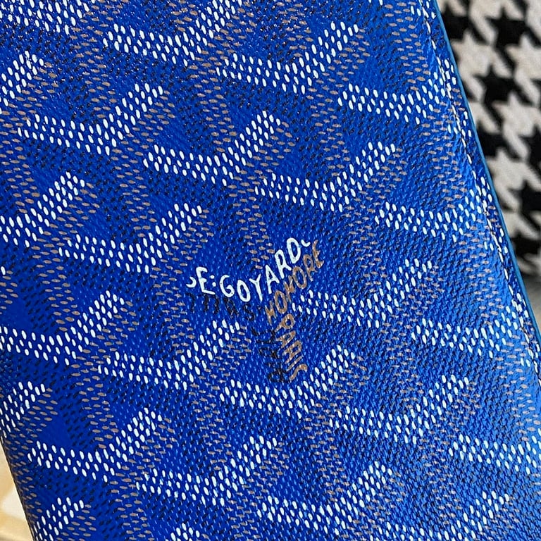 Goyard Passport Holder Blue - 4