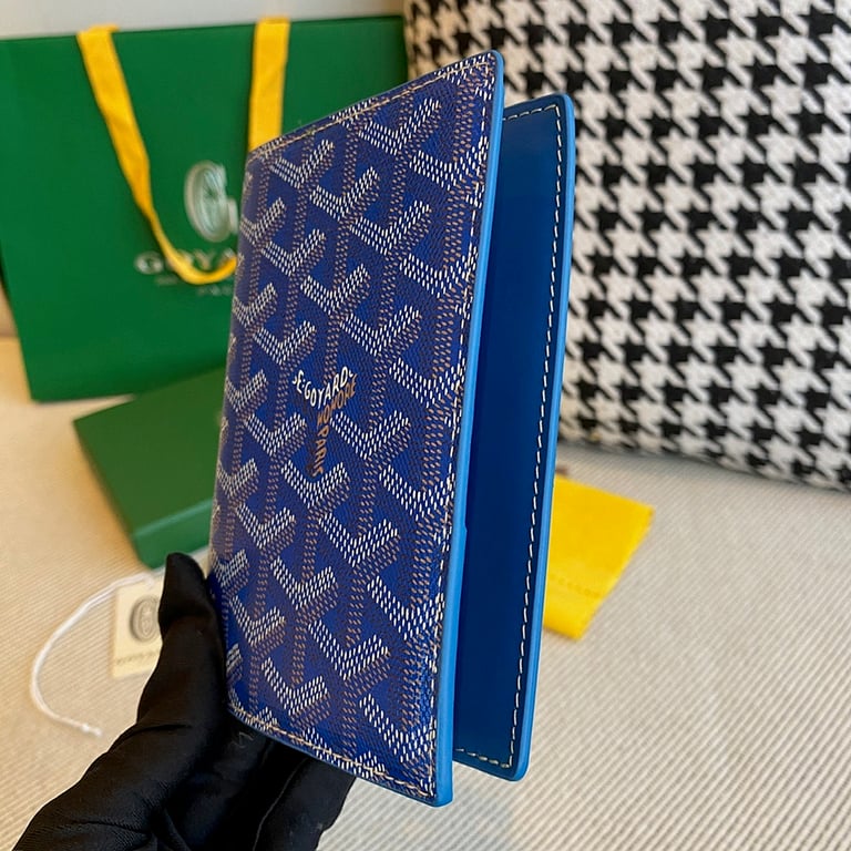 Goyard Passport Holder Blue - 8