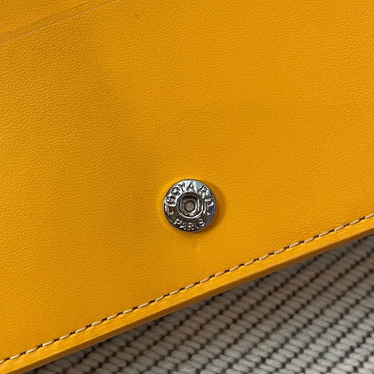 Goyard Richelieu Wallet Yellow - 5