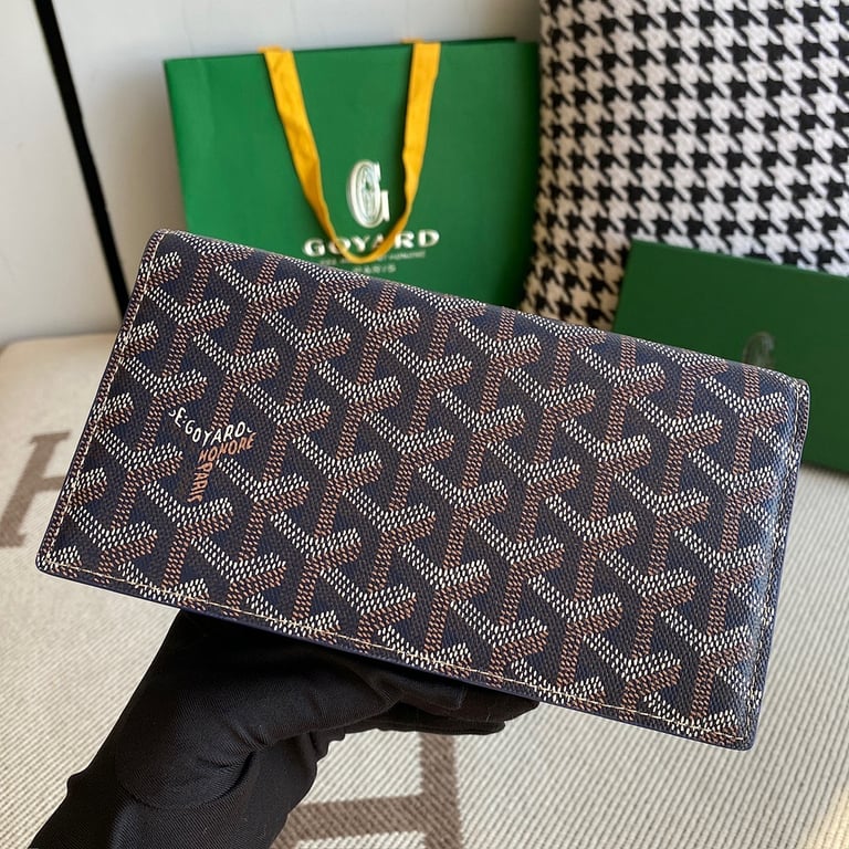 Goyard Richelieu Wallet Navy Blue - 11