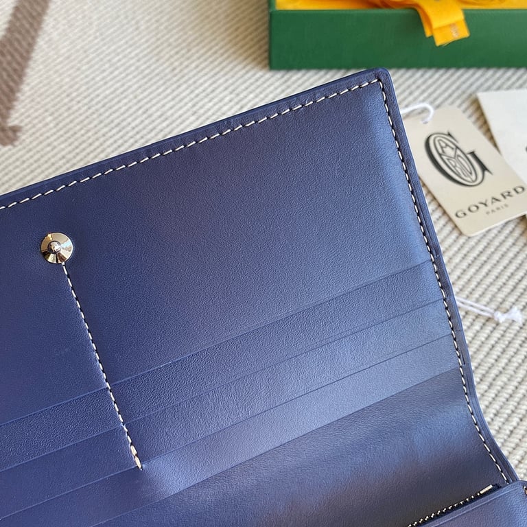 Goyard Richelieu Wallet Navy Blue - 5