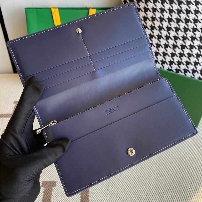 Goyard Richelieu Wallet Navy Blue - 8