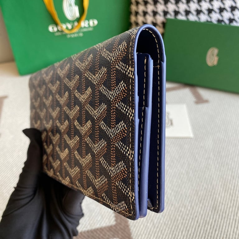 Goyard Richelieu Wallet Navy Blue - 10