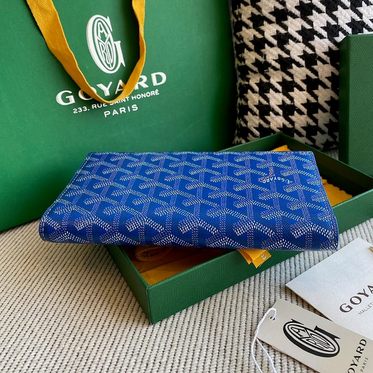 Goyard Richelieu Wallet Blue - 12