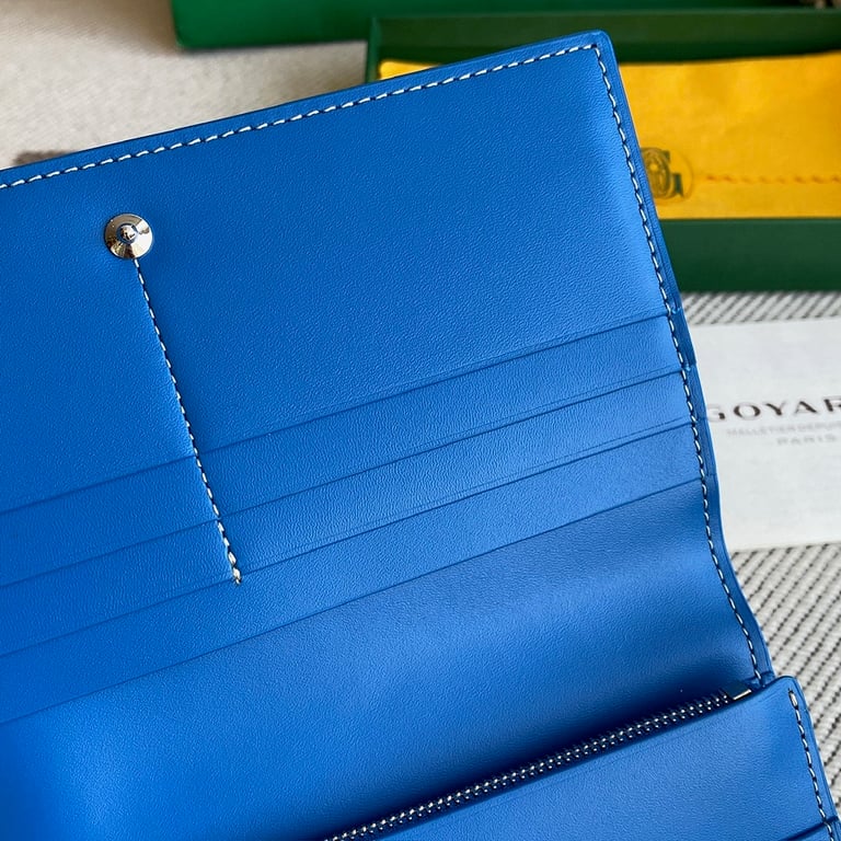 Goyard Richelieu Wallet Blue - 5