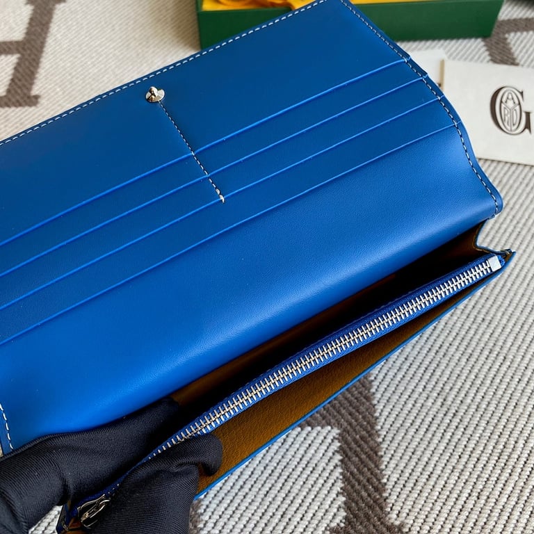 Goyard Richelieu Wallet Blue - 7